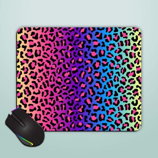 Colorful Leopard Seamless Mouse Pad Zapvi