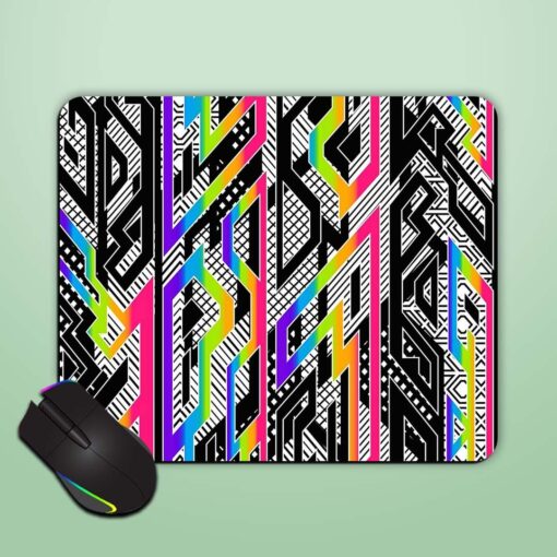 Futuristic Geometric Vector Mouse Pad Zapvi