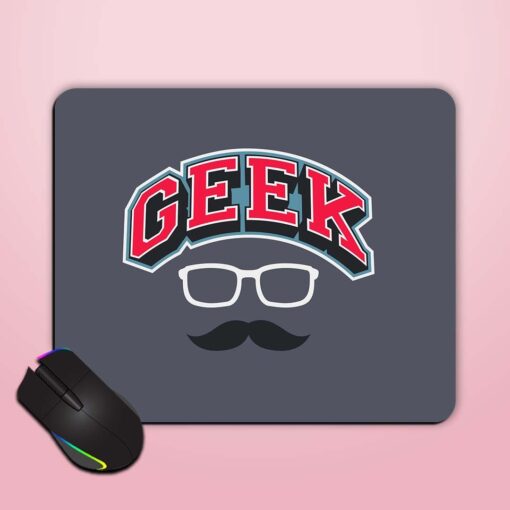 Geek Tshirt Typographic Mouse Pad Zapvi