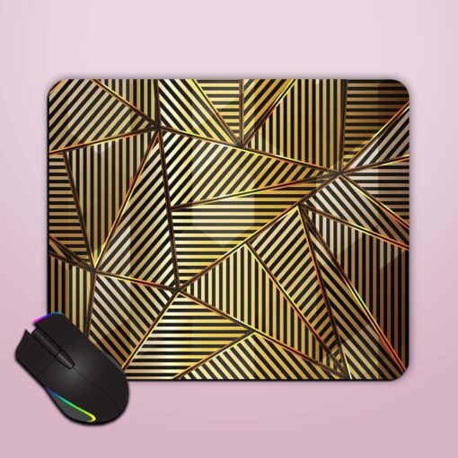 Gold Triangle Vector Mouse Pad Zapvi