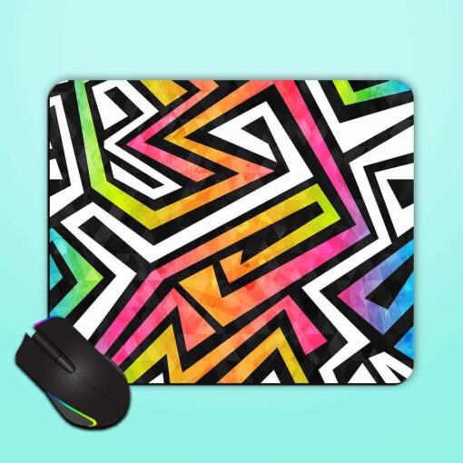 Graffiti Maze Seamless Mouse Pad Zapvi