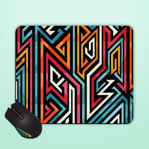 Graffity Geometric Seamless Mouse Pad Zapvi