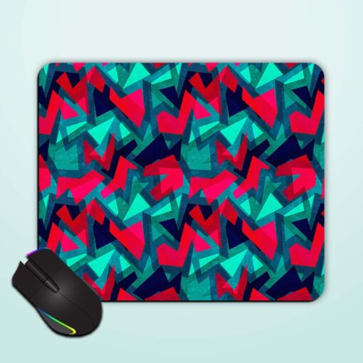 Grunge Geometric Seamless Mouse Pad Zapvi