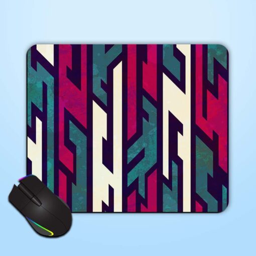 Grunge Tribal Geometric Mouse Pad Zapvi