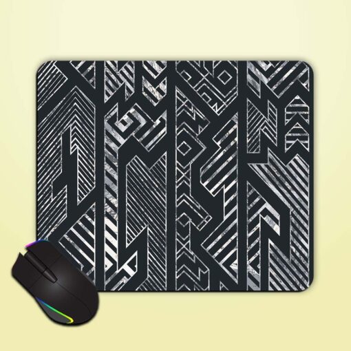 Monochrome Grunge Northern Mouse Pad Zapvi