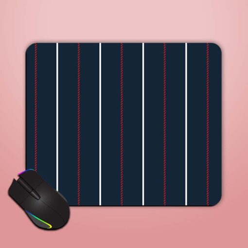 Nautical Textured Stripe Mouse Pad Zapvi