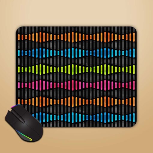 Neon Music Seamless Mouse Pad Zapvi