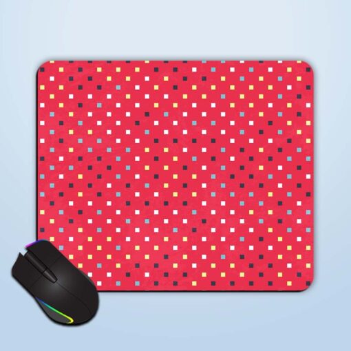 Red Dots Texture Mouse Pad Zapvi