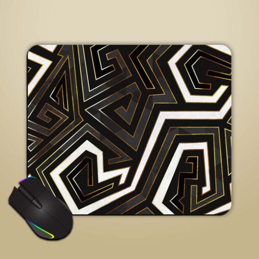 Retro Geometric Seamless Mouse Pad Zapvi