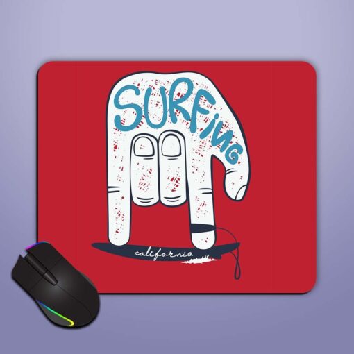 Rock Hand Sign Mouse Pad Zapvi