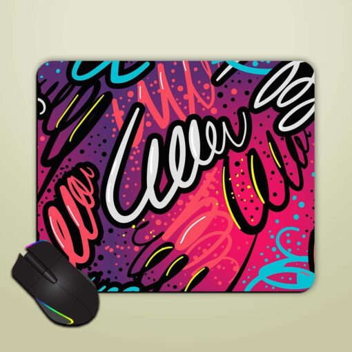 Seamless Abstract Urban Mouse Pad Zapvi