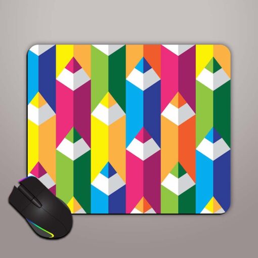 Seamless Geometric Pattern Mouse Pad Zapvi