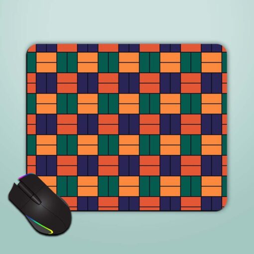 Seamless Pattern Parquet Mouse Pad Zapvi