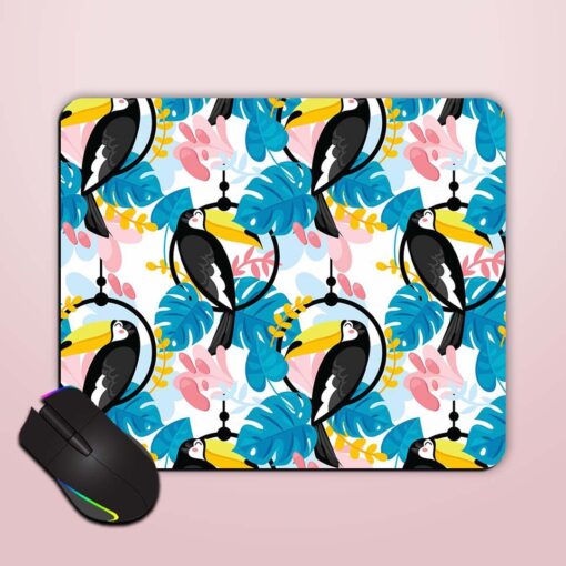 Seamless Pattern Toucan Mouse Pad Zapvi