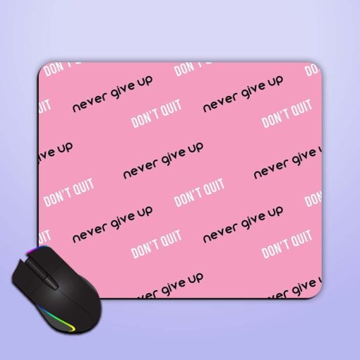 Slogan Typo Seamless Mouse Pad Zapvi