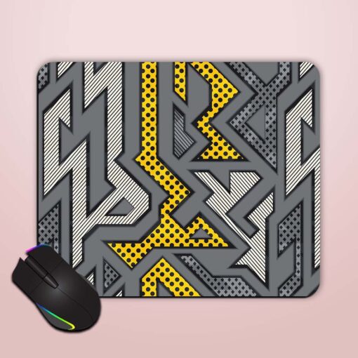 Urban Geometric Seamless Mouse Pad Zapvi