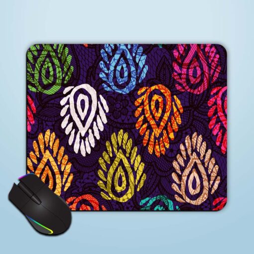 Vector Seamless Pattern Mouse Pad Zapvi