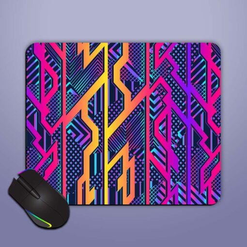 Vibrant Geometric Vector Mouse Pad Zapvi