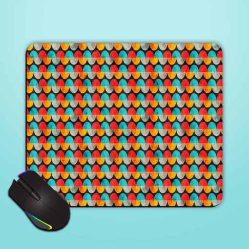 Vintage Curve Seamless Mouse Pad Zapvi