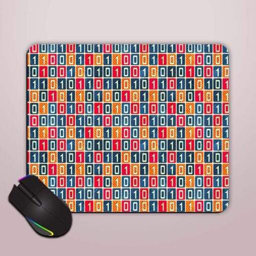 Vintage Tech Seamless Mouse Pad Zapvi