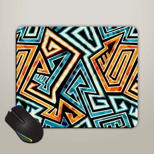 Yellow Gray Color Mouse Pad Zapvi