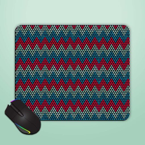 Zigzag Seamless Pattern Mouse Pad Zapvi