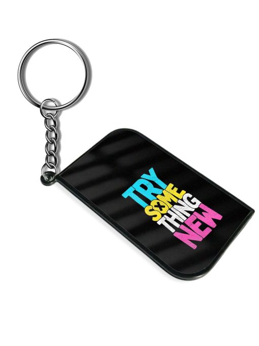 Try Something New Keychain Zapvi