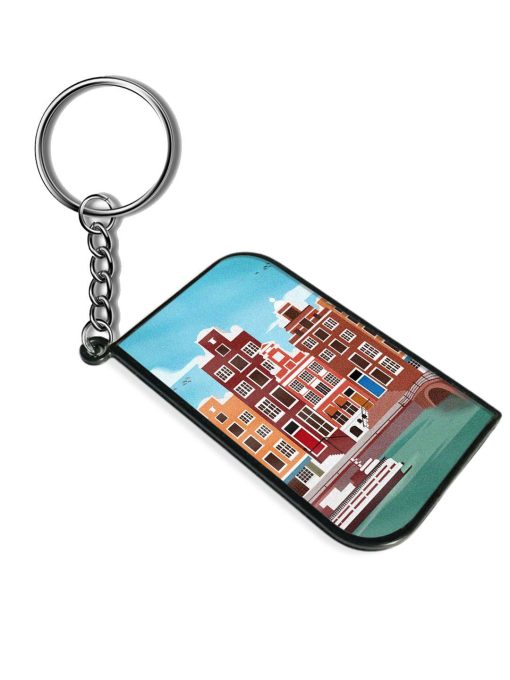 Scenery Architecture Amsterdam Landscape Keychain Zapvi