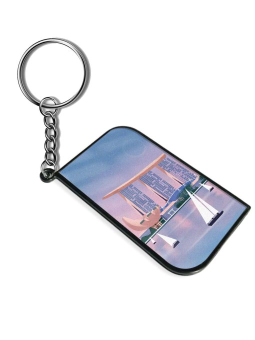 Singapore Scenery Architecture Keychain Zapvi