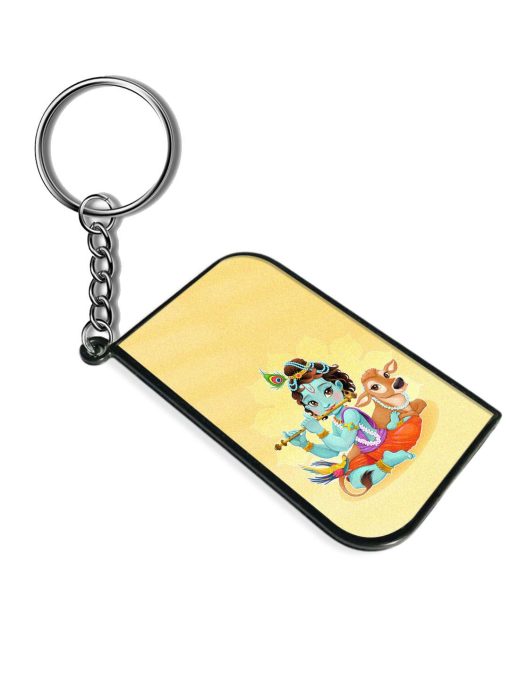 Bal Krishna Flute Art Keychain Zapvi