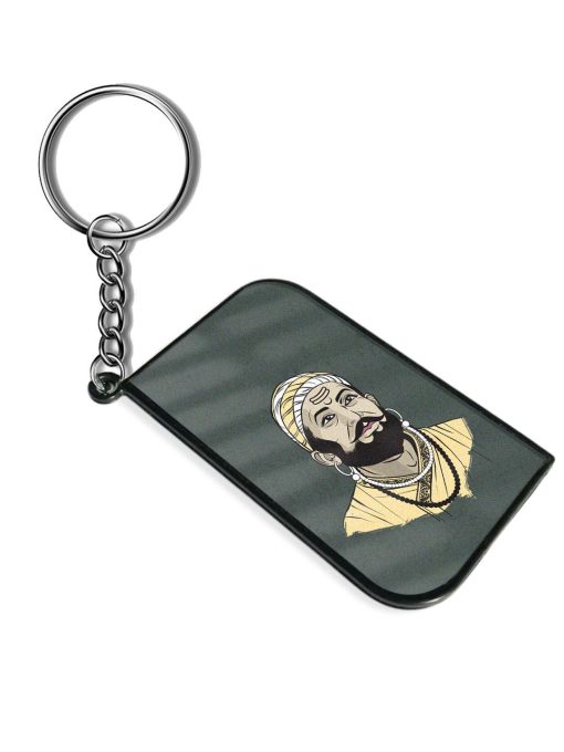 Shivaji Maharaj Vector Art Keychain Zapvi