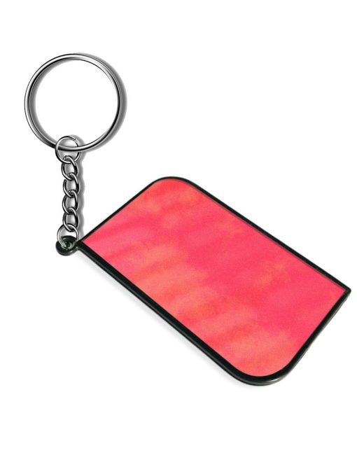 Pink Watercolor Art Keychain Zapvi