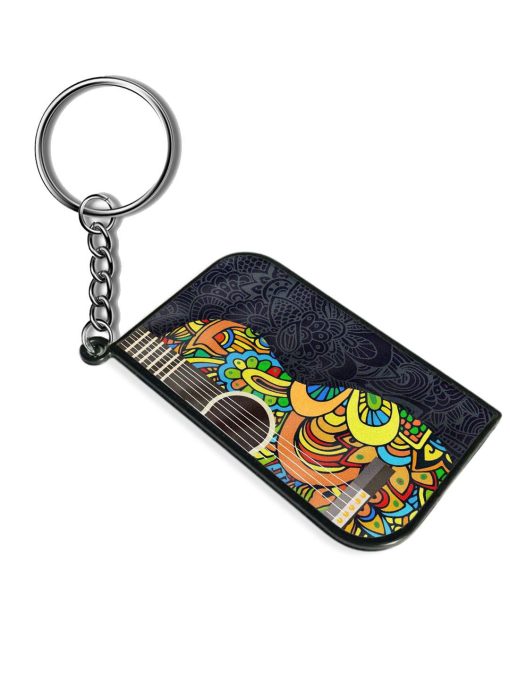 Guitar Vector Art Keychain Zapvi