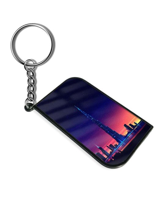 Burj Khalifa Background Keychain Zapvi