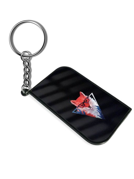 Fox Background Keychain Zapvi