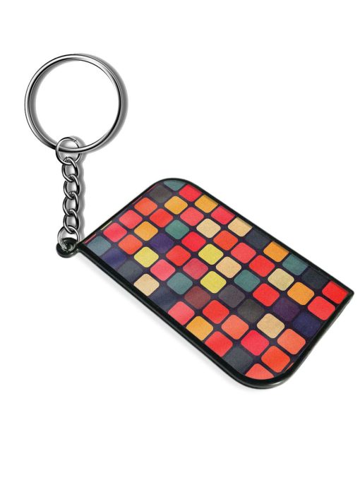 Color Square Keychain Zapvi