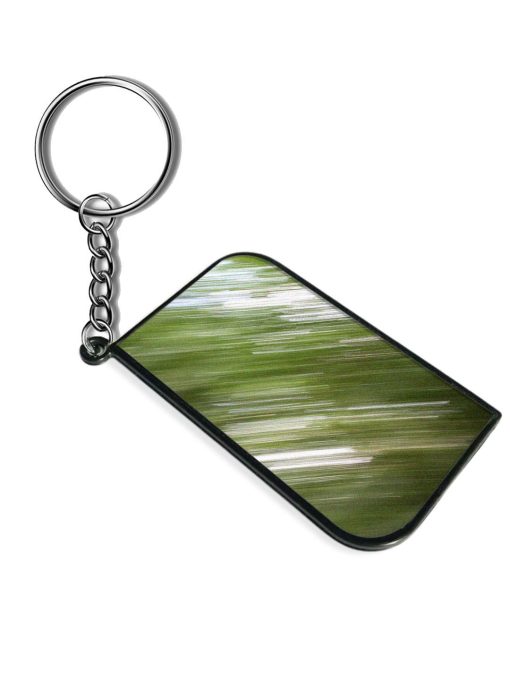 Green Texture Design Keychain Zapvi