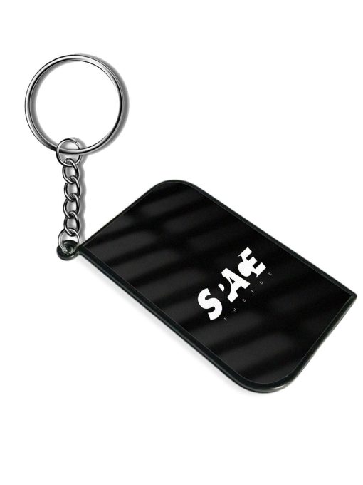 Space Typography Art Keychain Zapvi