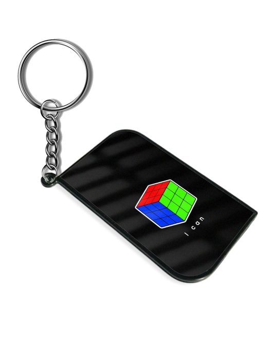 I Can Cube Design Keychain Zapvi