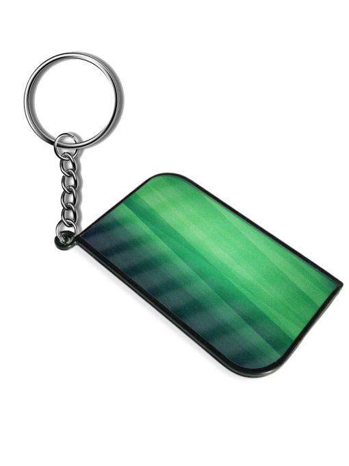 Abstract Green Gradient Background Keychain Zapvi