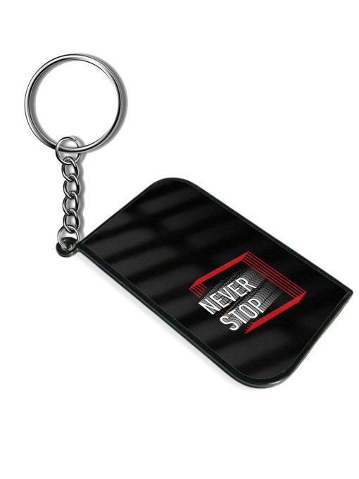 Never Stop Keychain Zapvi