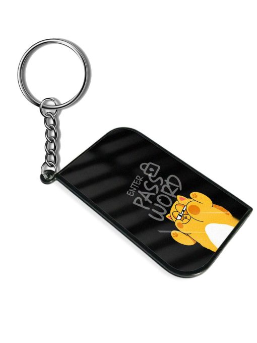 Enter Password Cartoon Wallpaper Keychain Zapvi