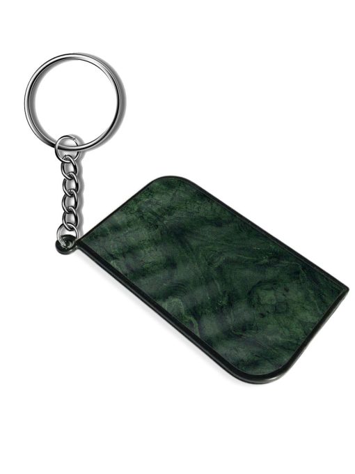 Green Marble Texture Keychain Zapvi