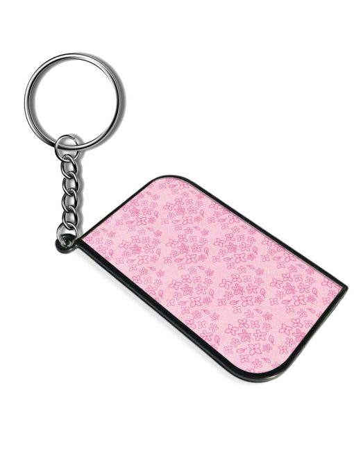 Abstract Floral Seamless Keychain Zapvi