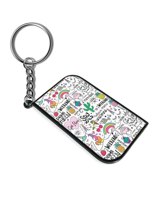 Unicorn Ice Cream Keychain Zapvi