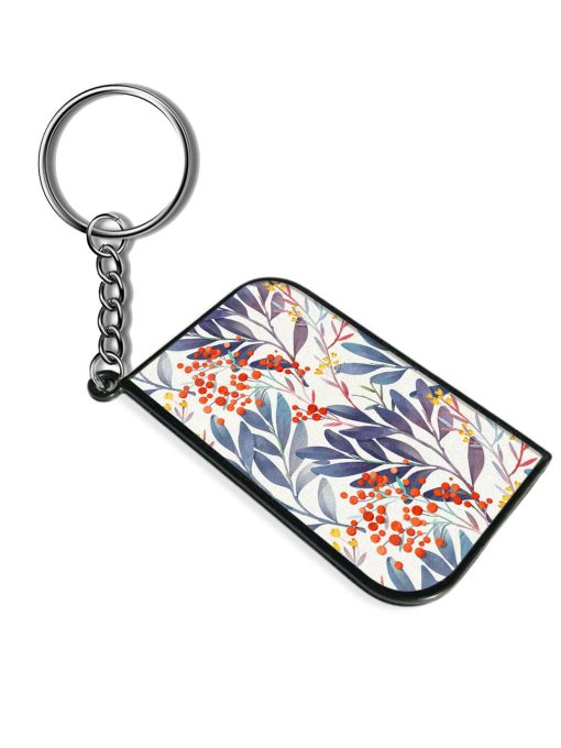 Seamless Floral Pattern Keychain Zapvi