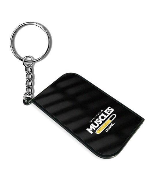 Muscles Loading Motivational Keychain Zapvi