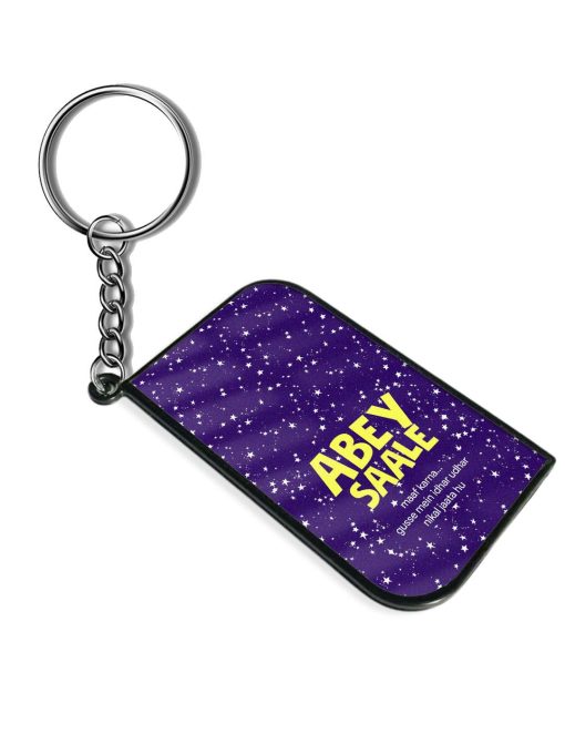 Abey Saale Humorous Keychain Zapvi