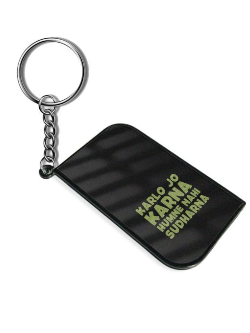 Humorous Hindi Quote Keychain Zapvi