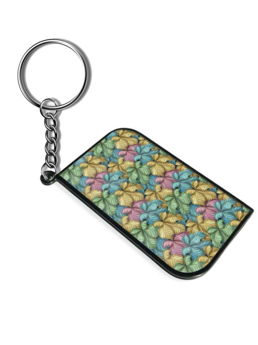 Multicolor Background Texture Keychain Zapvi